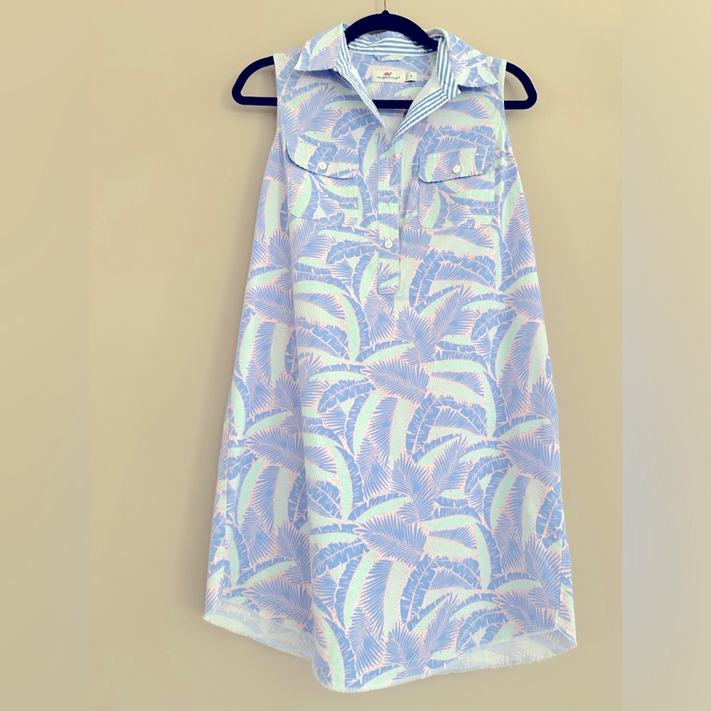 Vineyard Vines shirt dress, excellent condition, worn only once, size 4